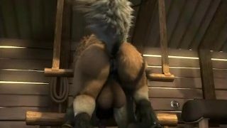 WOLF WITH HORSE COCK (Gay Furry Yiff) {h0rs3}