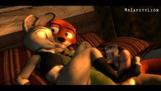 Zootopia Nick Wilde and Judy Hopps have sex!