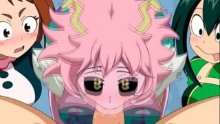 My Hero Academia Hentai: Ashido Mina Blowjob