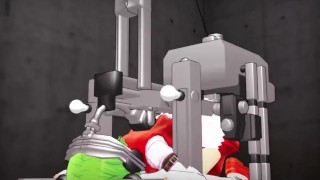 MMD Touhou Yuuka Kazami Machine BDSM - Gogo Anime