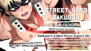 Stupid Hard Street Hero Bakugou! [My Hero Academia ASMR] (Art by: mazjojomania)