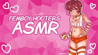 ❤︎【ASMR】❤︎ Fucking Your Flirty Femboy Hooters Server  (PART 2) this hussy has bussy