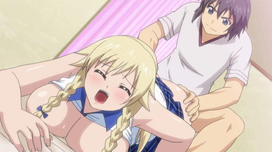 anime bed bedroom big_breasts fechikano hentai