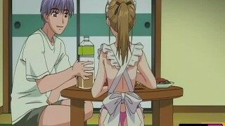 A Maid with Big Boobs who Cleans Rooms and Cocks | Anime Hentai Uncensored