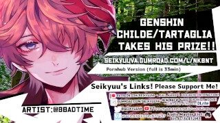 [Genshin Impact] Childe/Tartaglia ANGRY FUCKS YOU ROUGHLY! (Male Listener Pronouns)