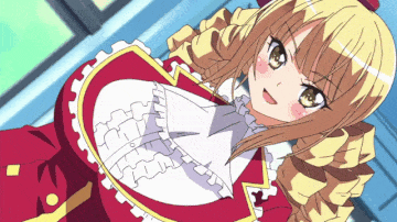 1girl anime breast_expansion bursting_breasts character_request cleavage ecchi female_only gif huge_breasts noucome ore_no_nounai ore_no_nounai_sentakushi_ga_gakuen_love-comedy_wo_senryoku_de_jama_shiteru