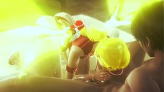 Mercy has sex with tranier