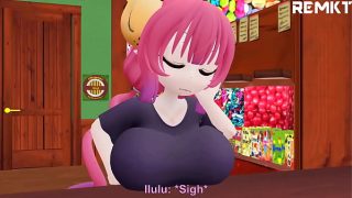 (MMD Giantess) Ilulu’s New Candy