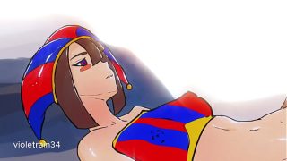 Pomni loves sex with big cocks and cum inside her