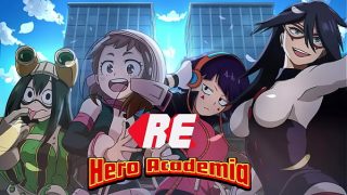 RE: Hero Academia juego parodia porno sobre la famosa serie anime, donde puedes cogerte a las chicas heroes