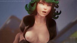 Anal sex and creampie with Tatsumaki 1080 60fps