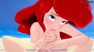 I found Ariel on the beach ! POV | the little mermaid