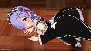 Rem maid working hard for sex