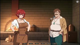 TOMBOY Love in Hot Forge [ Hentai Game ] Ep.5 risky doggystyle OUTDOOR FUCK in front of strangers !