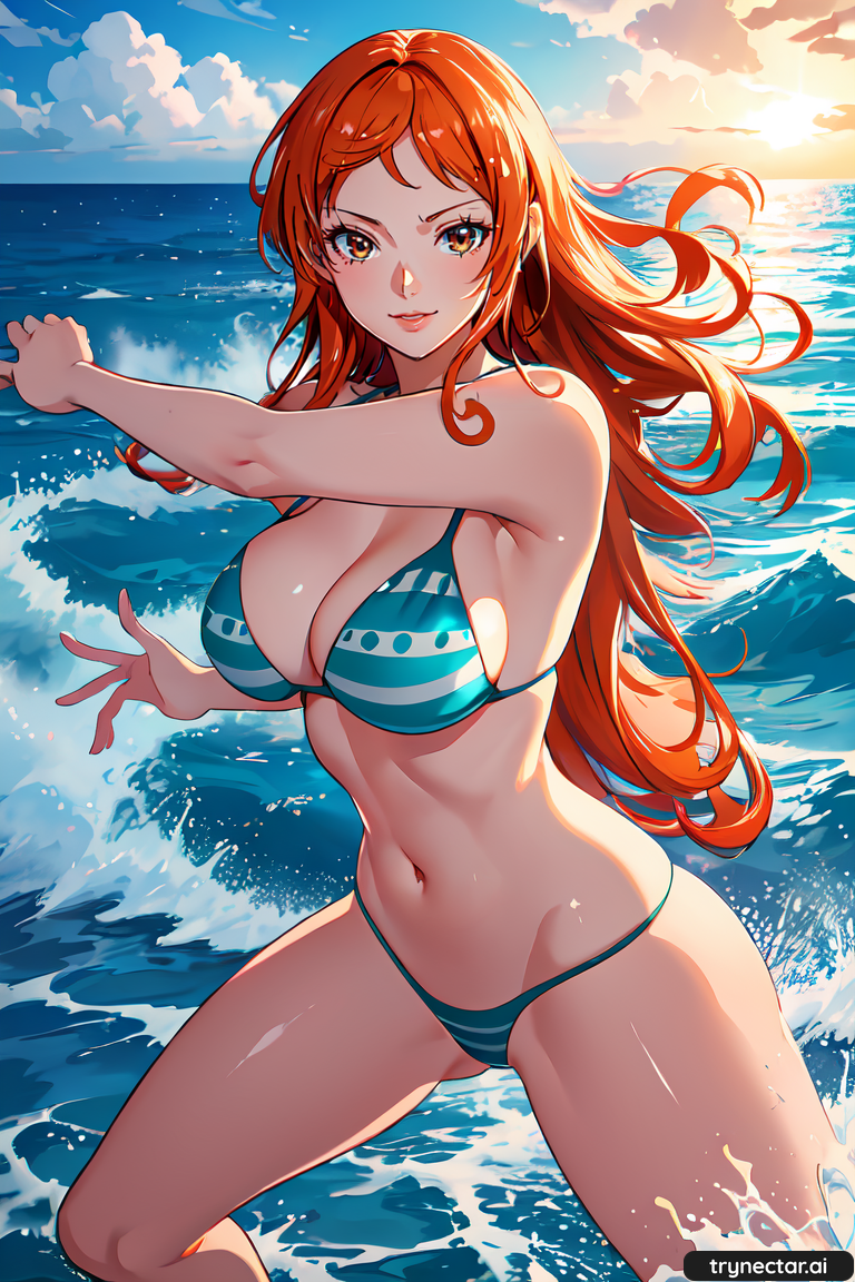 ai_generated aiart anime hentai nami nami_(one_piece) one_piece trynectar.ai