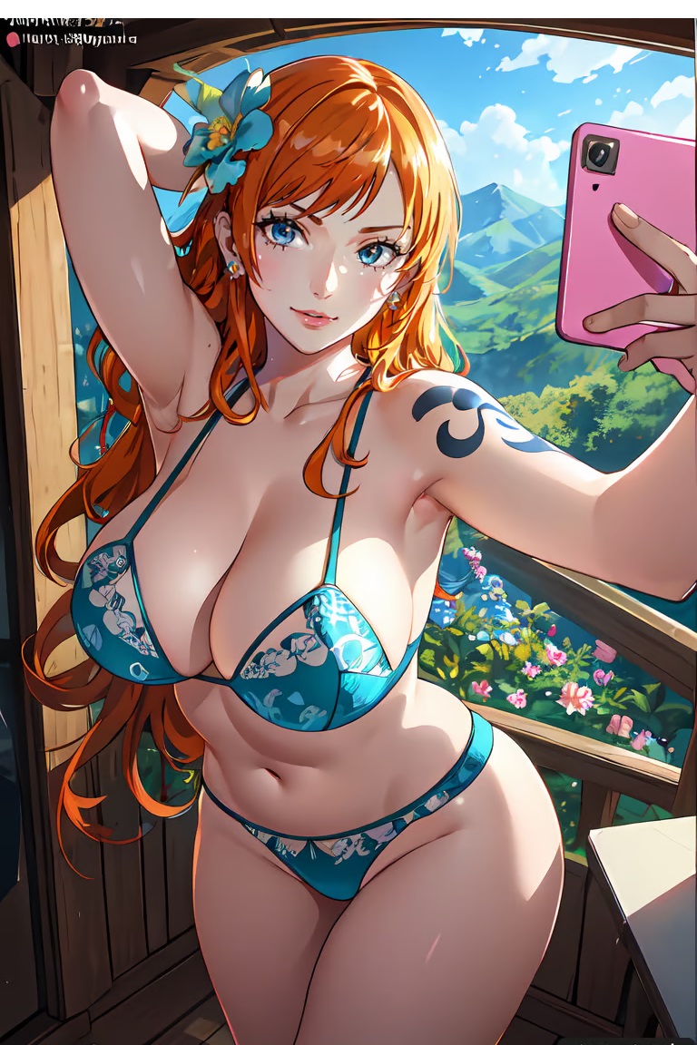 ai_generated anime big_breasts bigboobsperv hentai nami one_piece selfpic trynectar.ai