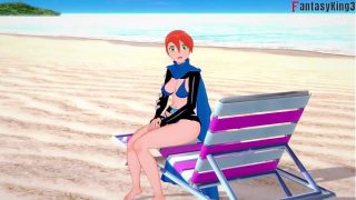 Yae Miko Bikini sex on the beach POV PROMO Genshin Impact | Full And Just POV on Sheer or PTRN: Fantasyking3