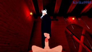 Lucifer the CEO of Hell and Modeus The Lustful Demon intense sex. – Helltaker POV Hentai