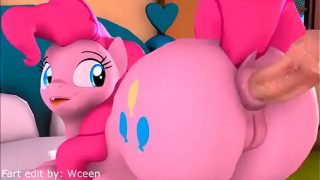 Pinkie Pie Fart Fucked from Behind (Fart edit by Wceen)