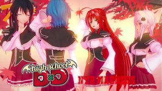 Akeno Fucking and Rias Watch | HS DXD NTR Madness 2 | Watch Full 1hr Movie on Sheer & PTRN: Fantasyking3