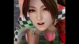 Racing Queen Mai Shiranui taken from behind