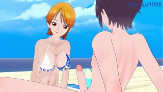 Nami and Nico Robin intense sex. – One Piece POV Hentai