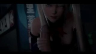Marie Rose sucking hard cock [Hentai 3D]