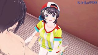Oozora Subaru and Nakiri Ayame intense sex. – Hololive VTuber Hentai