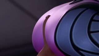 Culo de Widowmaker sacudiendo una verga