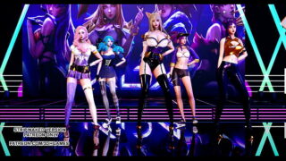 [MMD] GFRIEND – Glass Bead Sexy Kpop Dance Ahri Akali Kaisa Seraphine Gwen KDA League of Legends