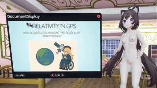 [Naked VTuber Lecture] Relativity in GPS: ~ How do satellites measure the location of smartphone? ~