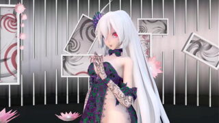 Yowane Haku Undress Dance Sexy Lingerie Hentai Stickysticky Song Mmd 3D Purple Clothes (CLIP)