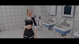 Sexy Cheerleader Seduces Her Teacher For Dirty Sex In The School Bathroom (SIMS   ANIME HENTAI   SFM)