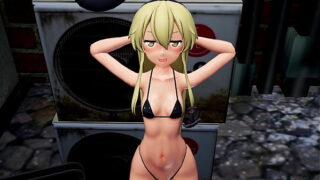 路地裏で稼ぐ？しまかぜちゃん