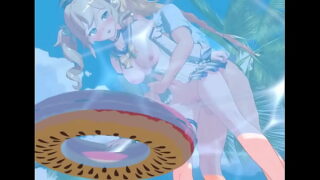 Genshin Impact – Barbara X Aether Seductive Sex 3D NSFW Animation