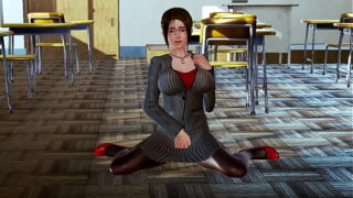 A student has rough sex with a teacher with big tits anime hentai