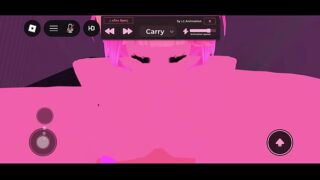 Fucking anime girl in Roblox