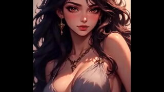 AI Anime Girl Teasing Animation – Soft Erotic Style