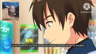 Chico Otaku se corre con rico anime. Sexo de anime hentai, deliciosa chica se muda a mi casa