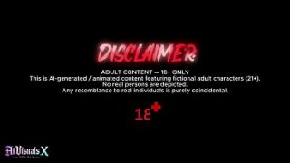 [4K] AI 3D Animated – Hot Blonde Slut BBC Interracial Sucking And Fucking | AI Visuals X