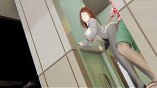 My Hero Academia Hentai – Uraraka having sex in a public toilet – Japanese Asian Manga Anime Cartoon Game Porn Video Animation