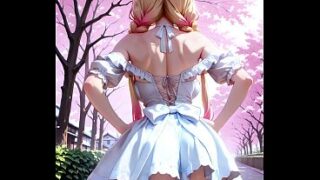Adult Blonde Cosplay Model AI Animation – Fashion Fantasy [ZBAiArt]