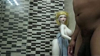 Anime sex doll on feet doggystyle fuck BBC