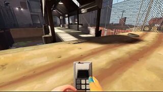Team Fortress 2: Animated Fempyro Dispenser Screen