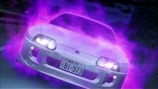 Anime initial d fd3s vs supra last scene