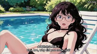 Beautiful Woman With Glasses Helps Husband episode-1. AI-generated