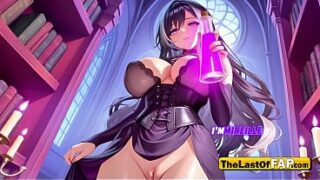 Eternal Youth MILF Sorceress with Perfect Curves Gets Fucked in the Forbidden Library – AI ANIMATION