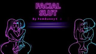Facial Slut Sissy Training by FemBunnyKatie