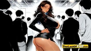 Hot Latina MILF in Cosplay Fucked at Convention by Otaku Fan – Uncensored Hentai AI ANIMATION