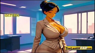 New Moroccan Secretary Stays Late for Boss – AI ANIMATION